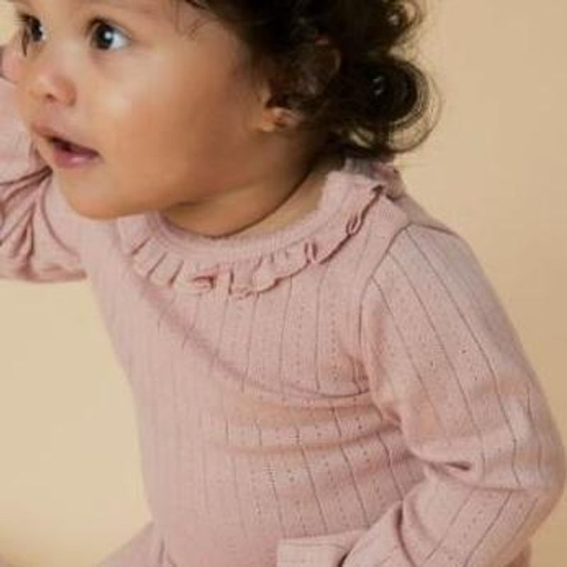 Lil`Atelier - Body m. krage "Rachel" Misty Rose